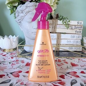 Got2B Crazy Sleek Flat Iron & Blow Dry Lotion